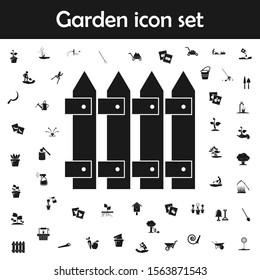 Garden fence icon. Garden icons universal set for web and mobile