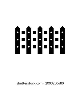 garden fence icon vector illustration