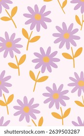 Garden Floral Print Design In Vector