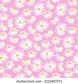 Garden flower, plants, botanical, seamless vector design for fashion, fabric, wallpaper and all prints on green mint color background. Nice pattern in a small flower. Small colorful flowers.