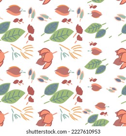 Garden flower, plants ,botanical ,seamless pattern vector design for fashion,fabric,wallpaper and all prints on green mint background color. Cute pattern in small flower. Small colorful flowers.