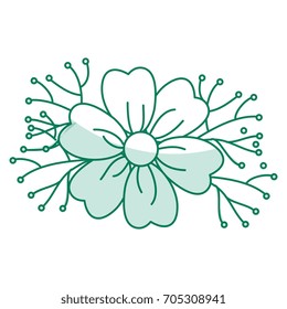garden flowers decorative icon