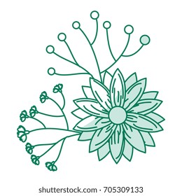 garden flowers decorative icon