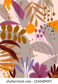 Garden flowers, plants,botanical, seamless pattern vector design for fashion,fabric, wallpaper, prints.