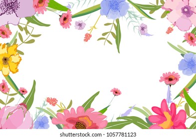 Garden Flowers. Pretty Flowers for wedding