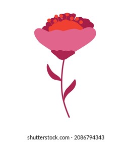 Garden Flowers Vector Element Drawing And Illustration