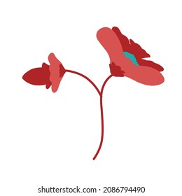 Garden Flowers Vector Element Drawing And Illustration