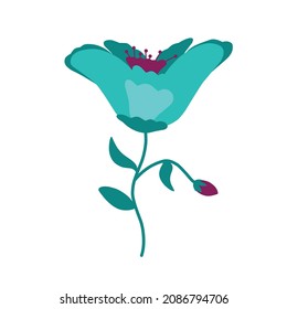 Garden Flowers Vector Element Drawing And Illustration