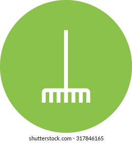 Garden, fork, cleaning icon vector image.Can also be used for gardening. Suitable for mobile apps, web apps and print media.