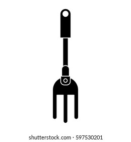 garden fork handle pictogram