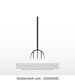 Garden fork icon