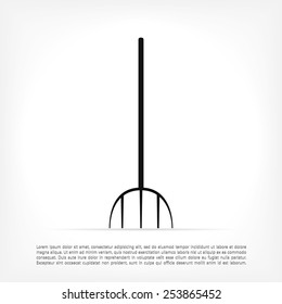 Garden fork icon