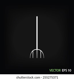 Garden fork icon