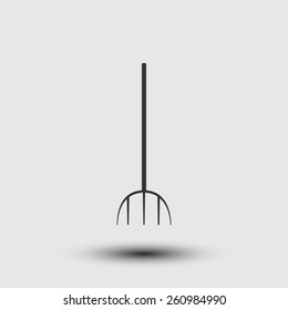 Garden fork icon