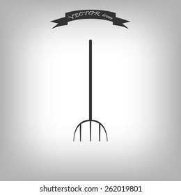 Garden fork icon