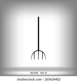 Garden fork icon
