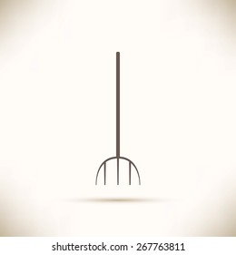 Garden fork icon