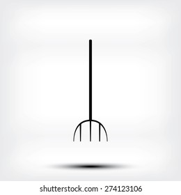 Garden fork icon