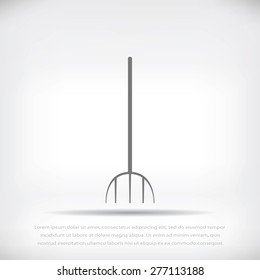 Garden fork icon