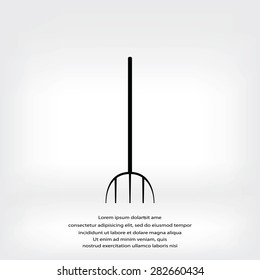 Garden fork icon