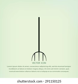 Garden fork icon