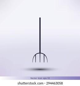 Garden fork icon