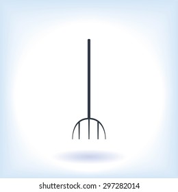 Garden fork icon