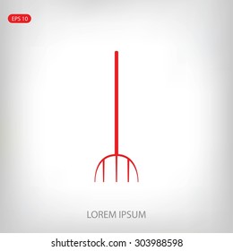 Garden fork icon