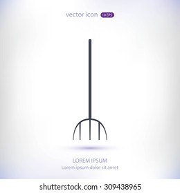 Garden fork icon