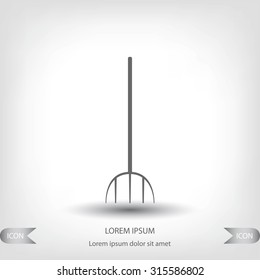 Garden fork icon