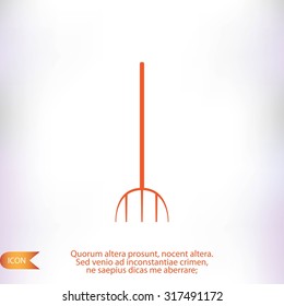Garden fork icon