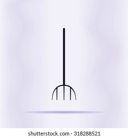 Garden fork icon