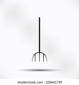 Garden fork icon
