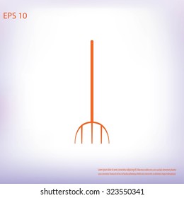 Garden fork icon