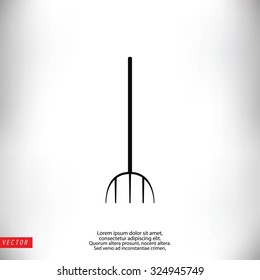 Garden fork icon