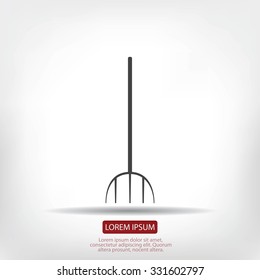 Garden fork icon