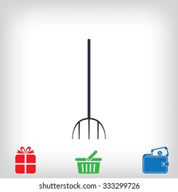 Garden fork icon