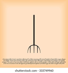 Garden fork icon