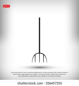 Garden fork icon