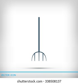 Garden fork icon