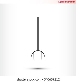 Garden fork icon