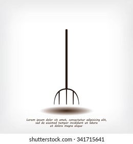 Garden fork icon