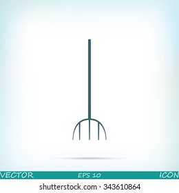 Garden fork icon