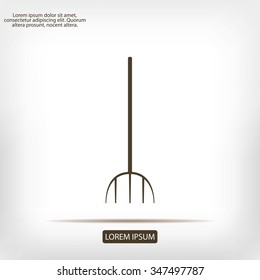 Garden fork icon