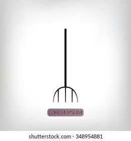 Garden fork icon