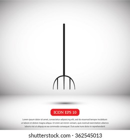 Garden fork icon