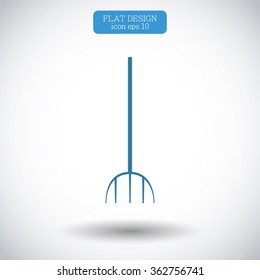Garden fork icon