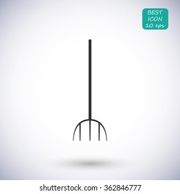 Garden fork icon