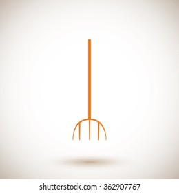 Garden fork icon