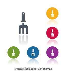 Garden fork icon